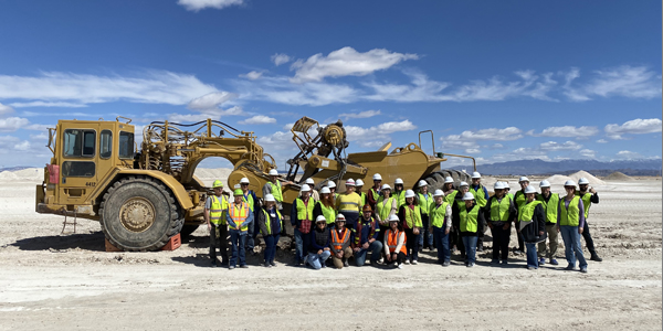 (March 13, 2024) A group of Southern Nevada K-12 teachers tour the Lhoist Amargosa Valley Specialty Clay facility during the 2024 Southern Nevada Earth Science Teachers Workshop hosted jointly by the Division of Minerals and Nevada Mining Association Education Committee.